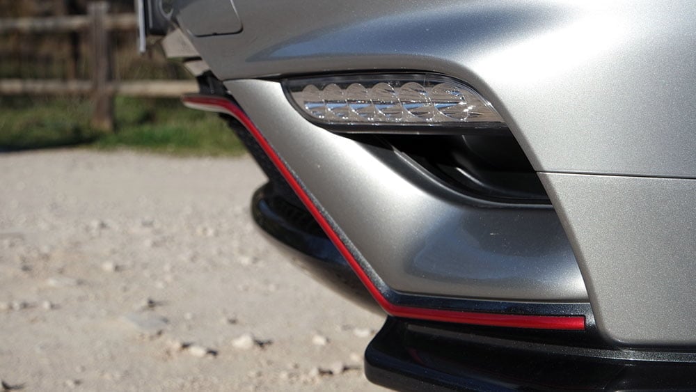 Nissan Juke Nismo RS detalle paragolpes