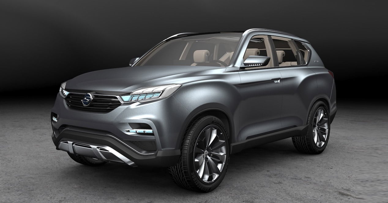 ssangyong liv 1 concept frontal