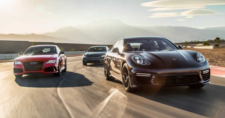 porsche audi mercedes