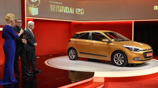Hyundai I20 Golden Steering Wheel