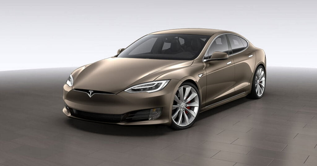 Tesla Model S 2017 Frontal