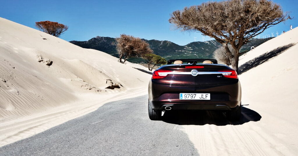 Opel Cabrio Trasera