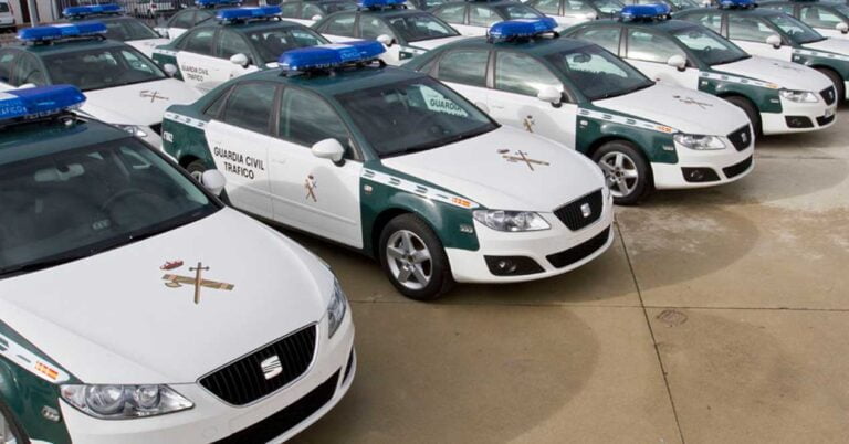 coches seat guardia civil de trafico
