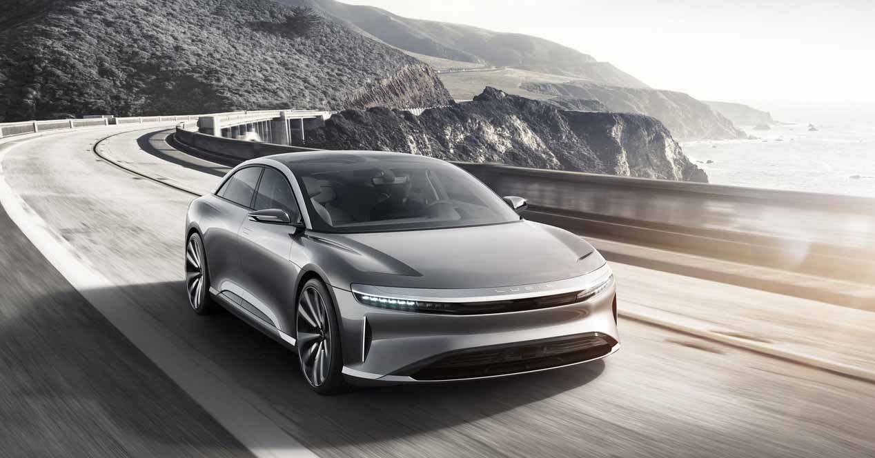 lucid air concept frontal