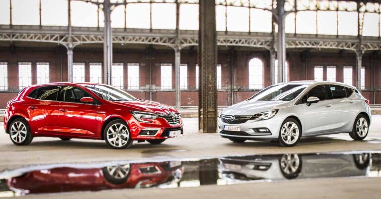 renault megane y opel astra 2016