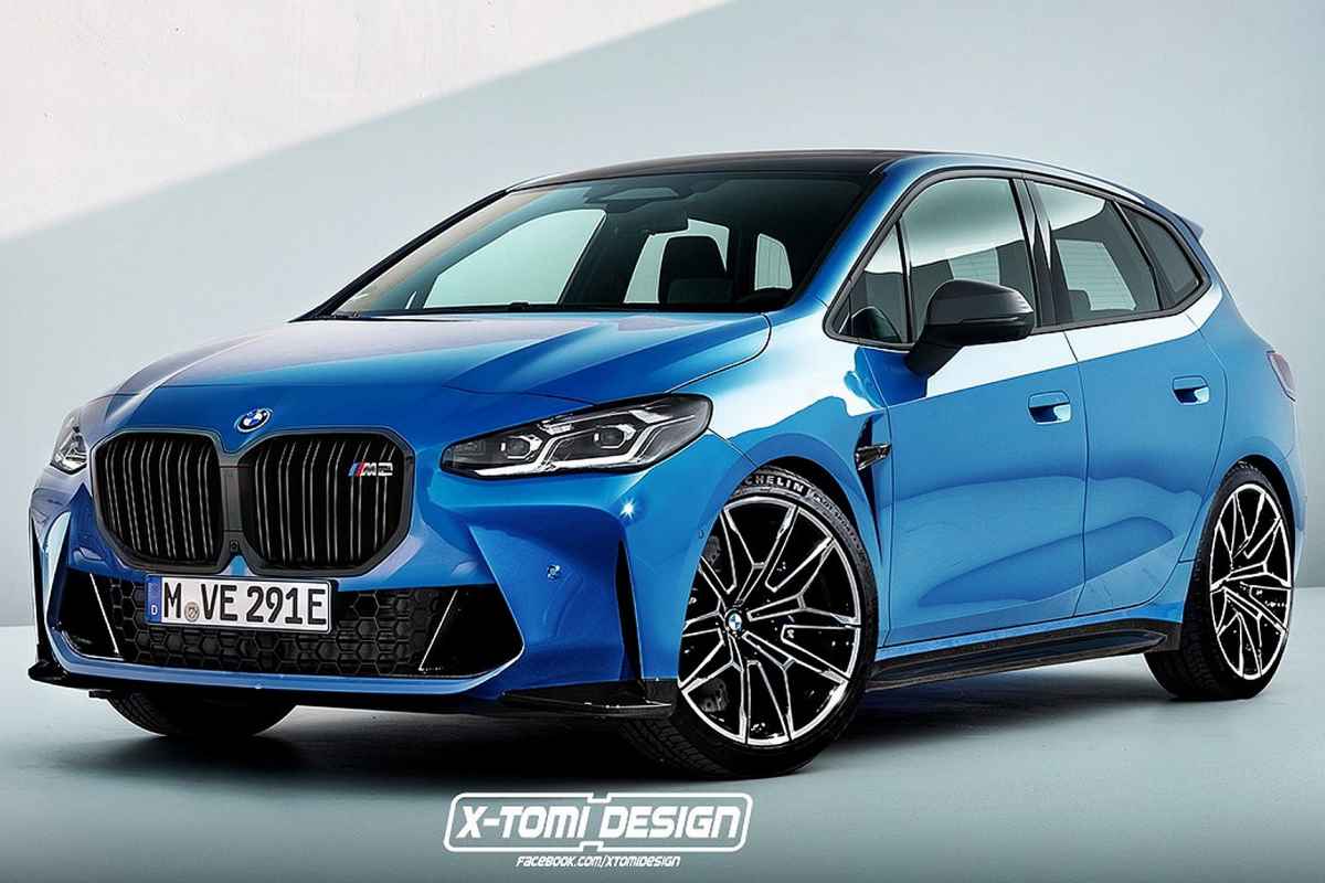 BMW no lo hará, pero así se vería un BMW M2 Active Tourer 2022