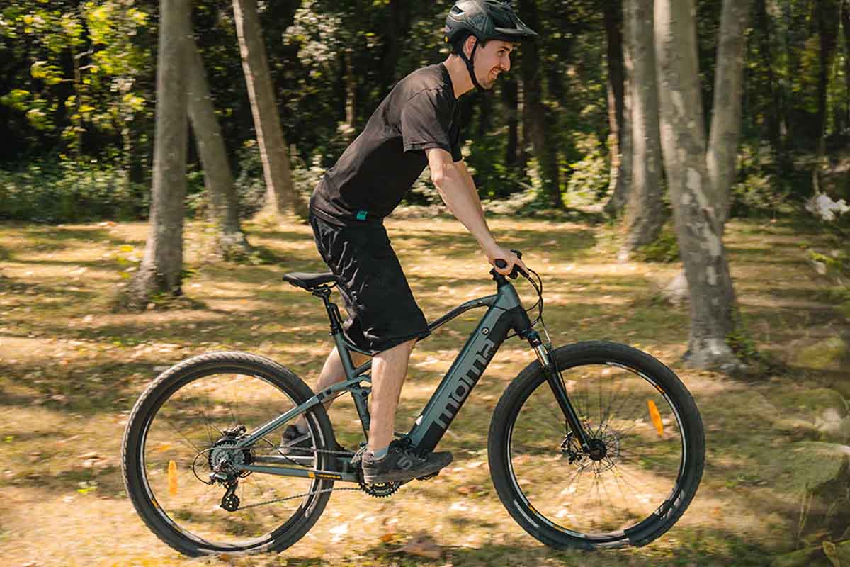 Bicicleta eléctrica Moma Bikes EMTB-29 , Suspension Delantera