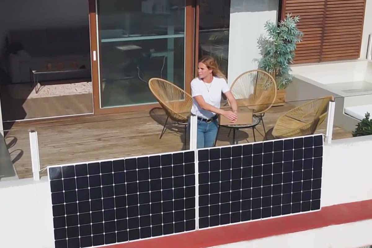 panel solar sin instalacion