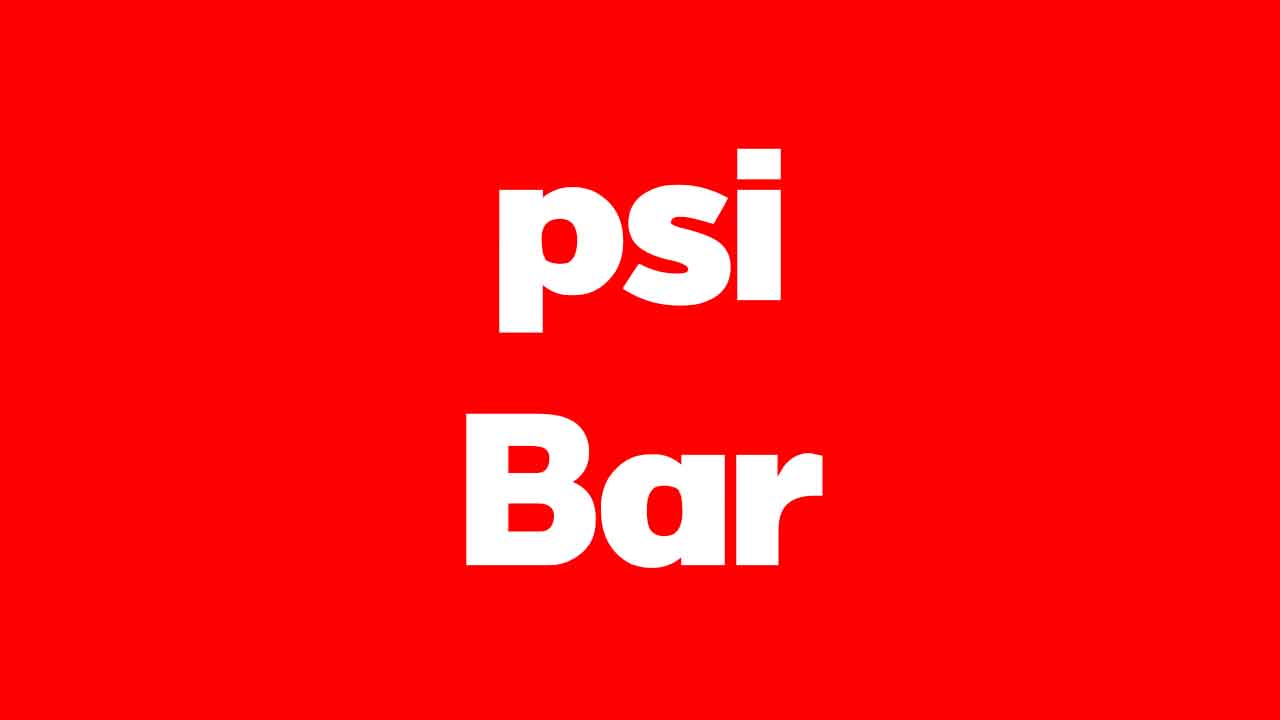 Pasar de psi a bar Calculadora